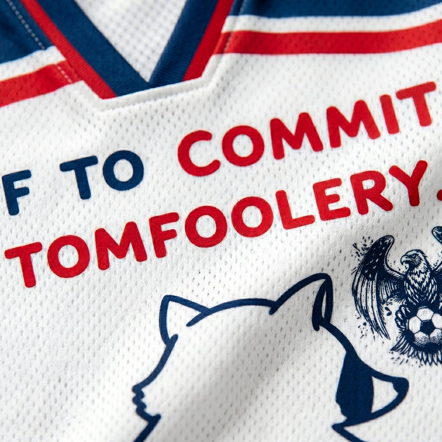 ChaoticClub Off To Commit Tomfoolery Raccoon USA Mesh Jersey