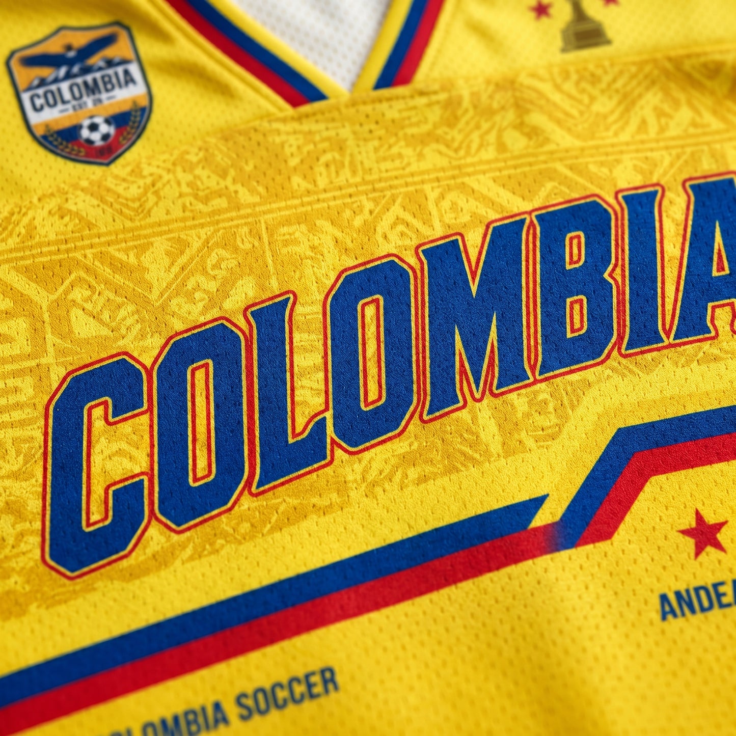 ChaoticClub Colombia Soccer Personalized Mesh Jersey