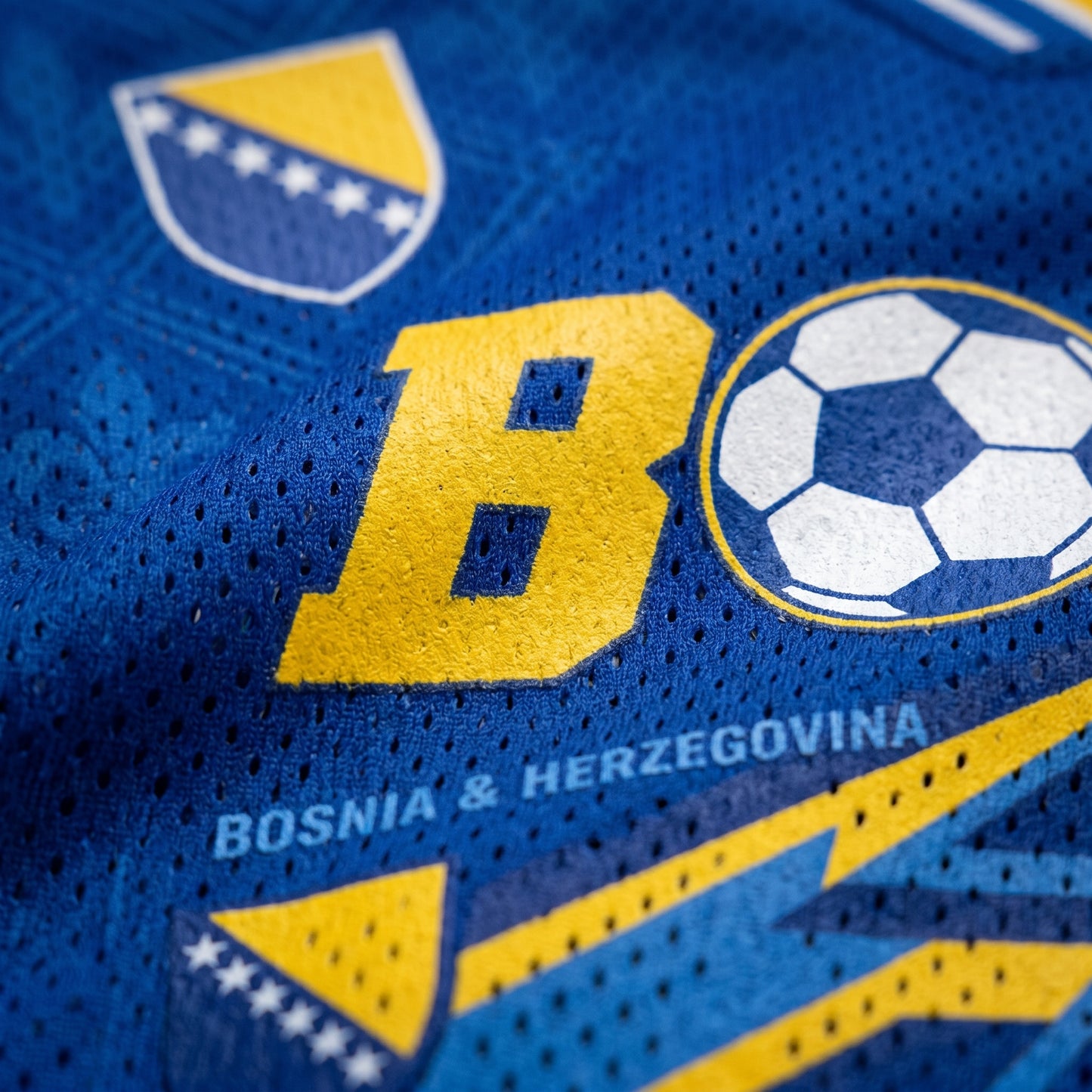 ChaoticClub Bosnia Soccer Personalized Mesh Jersey