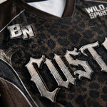 ChaoticClub Vintage Leopard Personalized Mesh Jersey