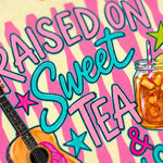ChaoticClub Raised on Sweet Tea & Country Songs Mesh Jersey