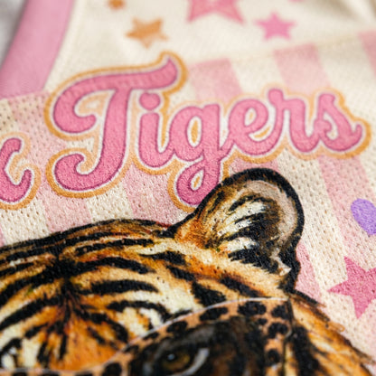 ChaoticClub Striped Geaus Tigers Leopard Bumble Mascot Mesh Jersey