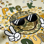ChaoticClub Retro Back to School Smiley Face Mesh Jersey