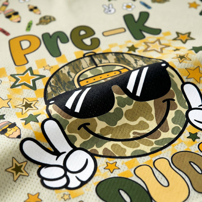 ChaoticClub Retro Back to School Smiley Face Mesh Jersey