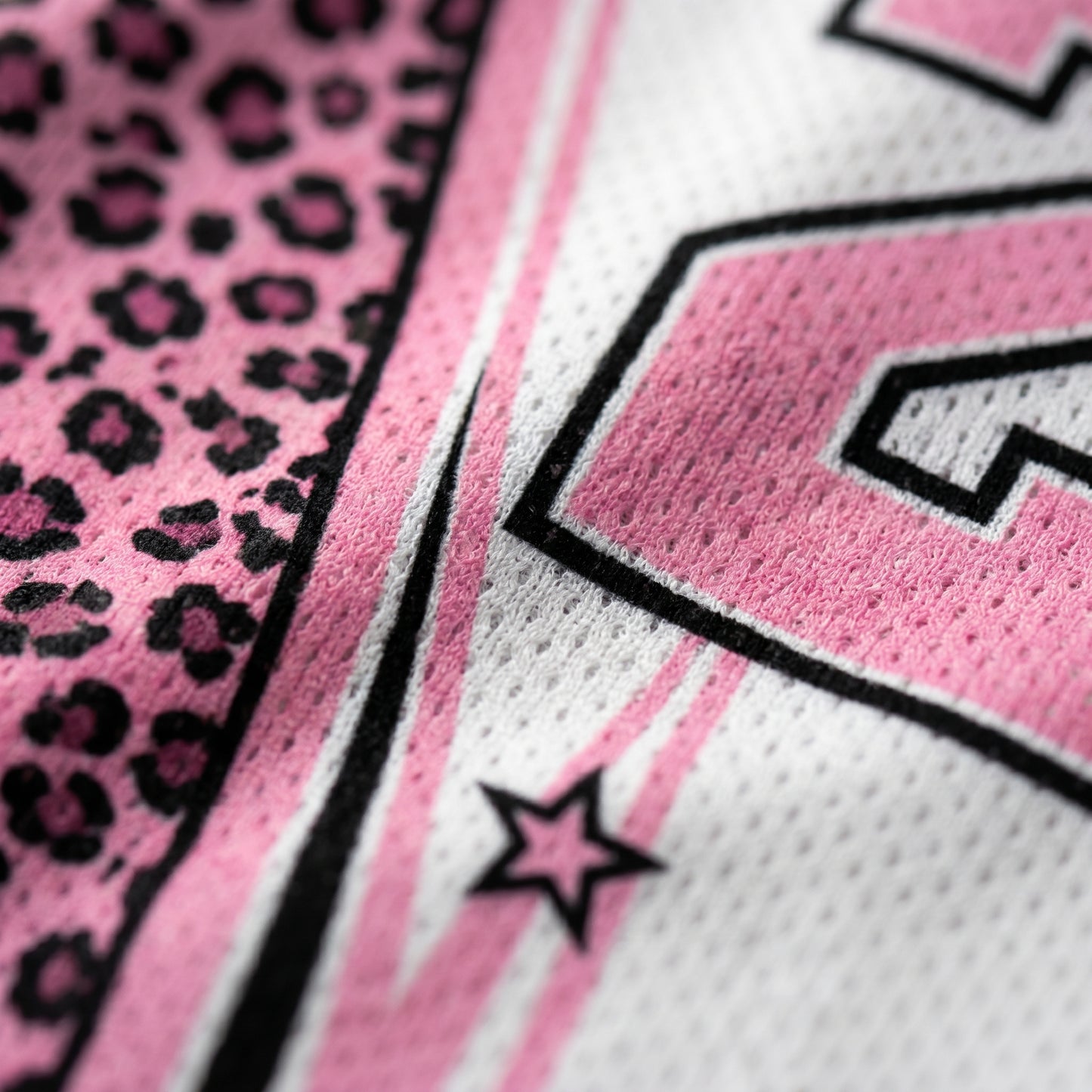 ChaoticClub Gameday Name Leopard Personalized Mesh Jersey