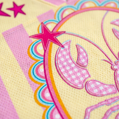 ChaoticClub Preppy Coastal Lobster Bow Mesh Jersey