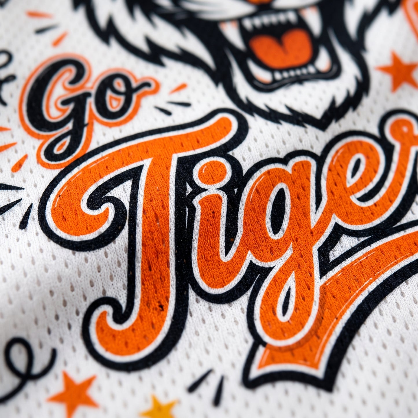 ChaoticClub Mascot Preppy Team Game Day Mesh Jersey