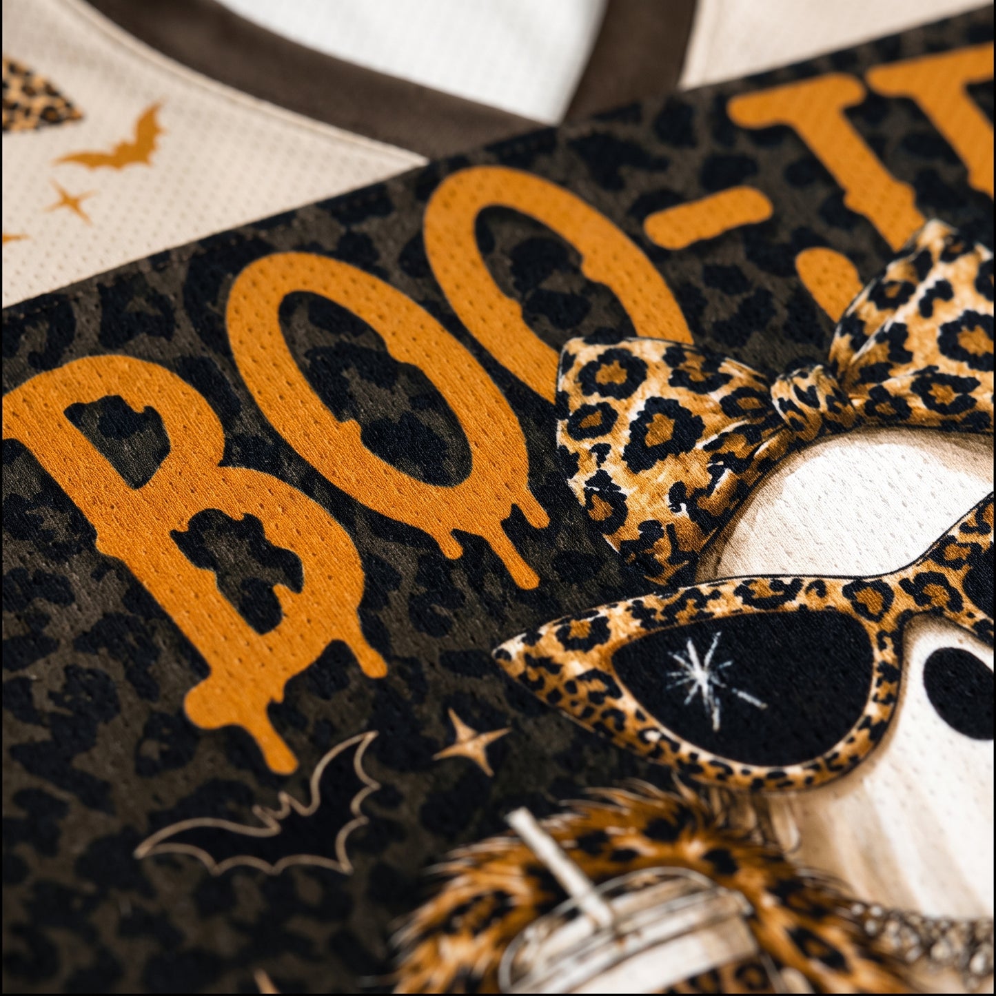 ChaoticClub Boo Jee Leopard Mesh Jersey