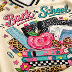 ChaoticClub Coquette Back To School Leopard Mesh Jersey