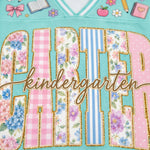 ChaoticClub Retro Striped Floral School Coquette Teacher Mesh Jersey