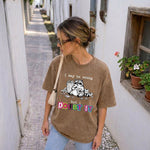 ChaoticClub I May Be Wrong Raccoon Washed T-Shirt, vintage oversized graphic tee featuring a funny raccoon illustration on premium washed cotton fabric