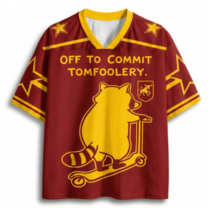 ChaoticClub Off To Commit Tomfoolery Raccoon Spain Mesh Jersey