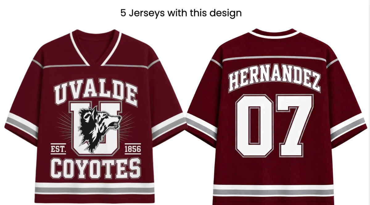 Chaotic Club UVALDE COYOTES Mesh Jersey