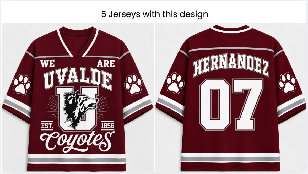 Chaotic Club UVALDE COYOTES Mesh Jersey