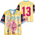 ChaoticClub Striped Easy Tiger Mesh Jersey
