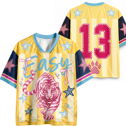 ChaoticClub Striped Easy Tiger Mesh Jersey