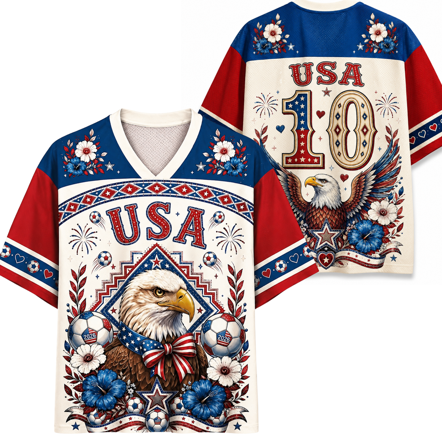 ChaoticClub Eagle USA Soccer Mesh Jersey