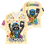 ChaoticClub Back to School Raccoon Mesh Jersey