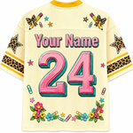 ChaoticClub Coquette Back To School Leopard Mesh Jersey