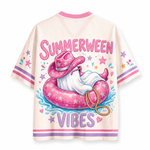 ChaoticClub Retro Summerween Vibes  Cowboy Ghost Mesh Jersey