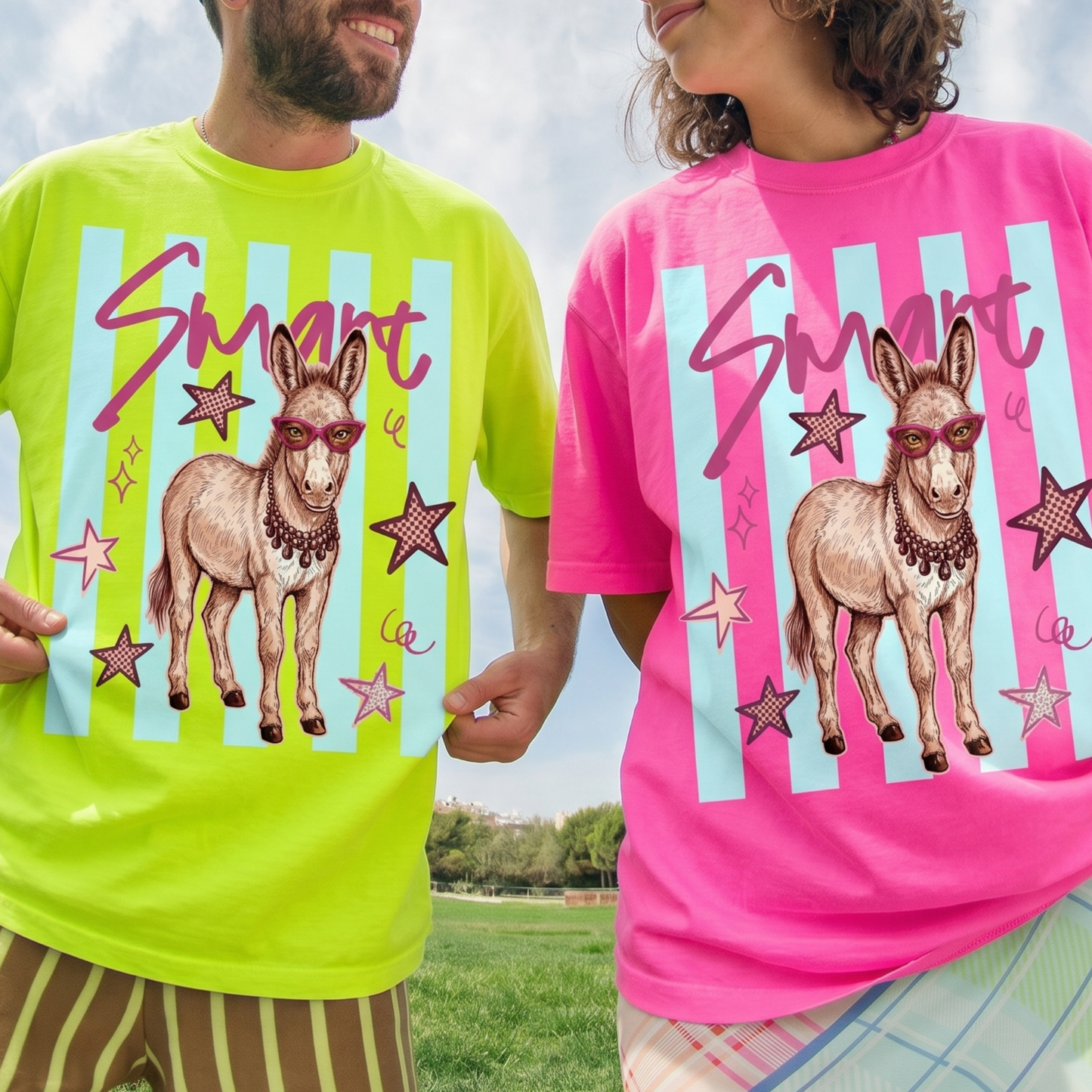 ChaoticClub Summer Smart Donky Neon T-Shirt