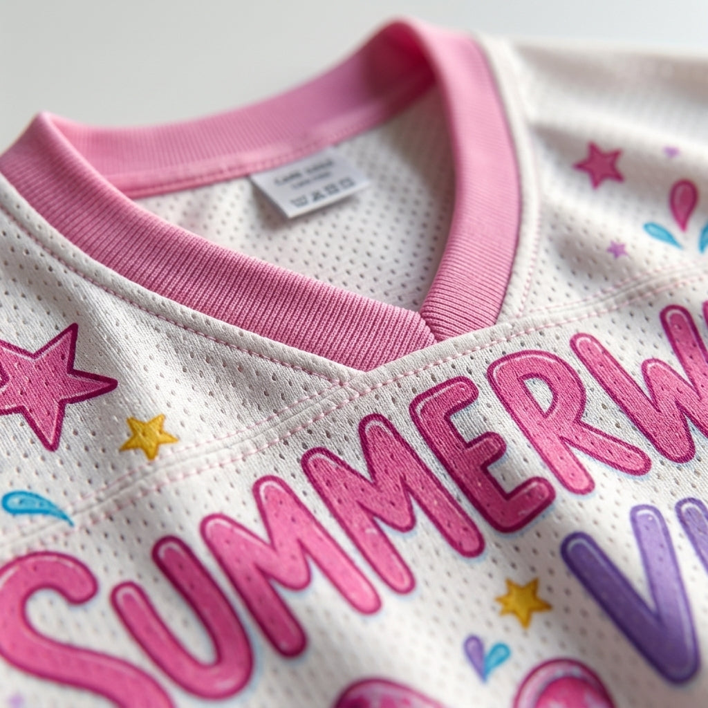 ChaoticClub Retro Summerween Vibes  Cowboy Ghost Mesh Jersey