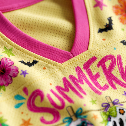 ChaoticClub Summerween Hallelujah Ghost Halloween Mesh Jersey