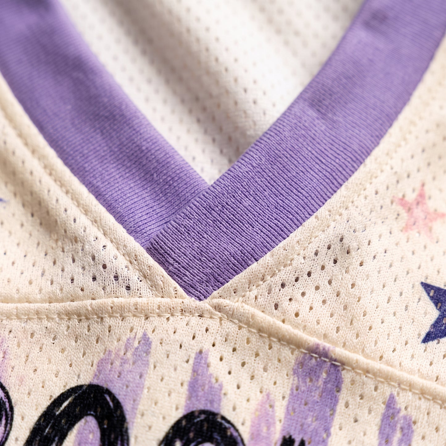 ChaoticClub Preppy Spooky Season Coquette Skeleton Mesh Jersey