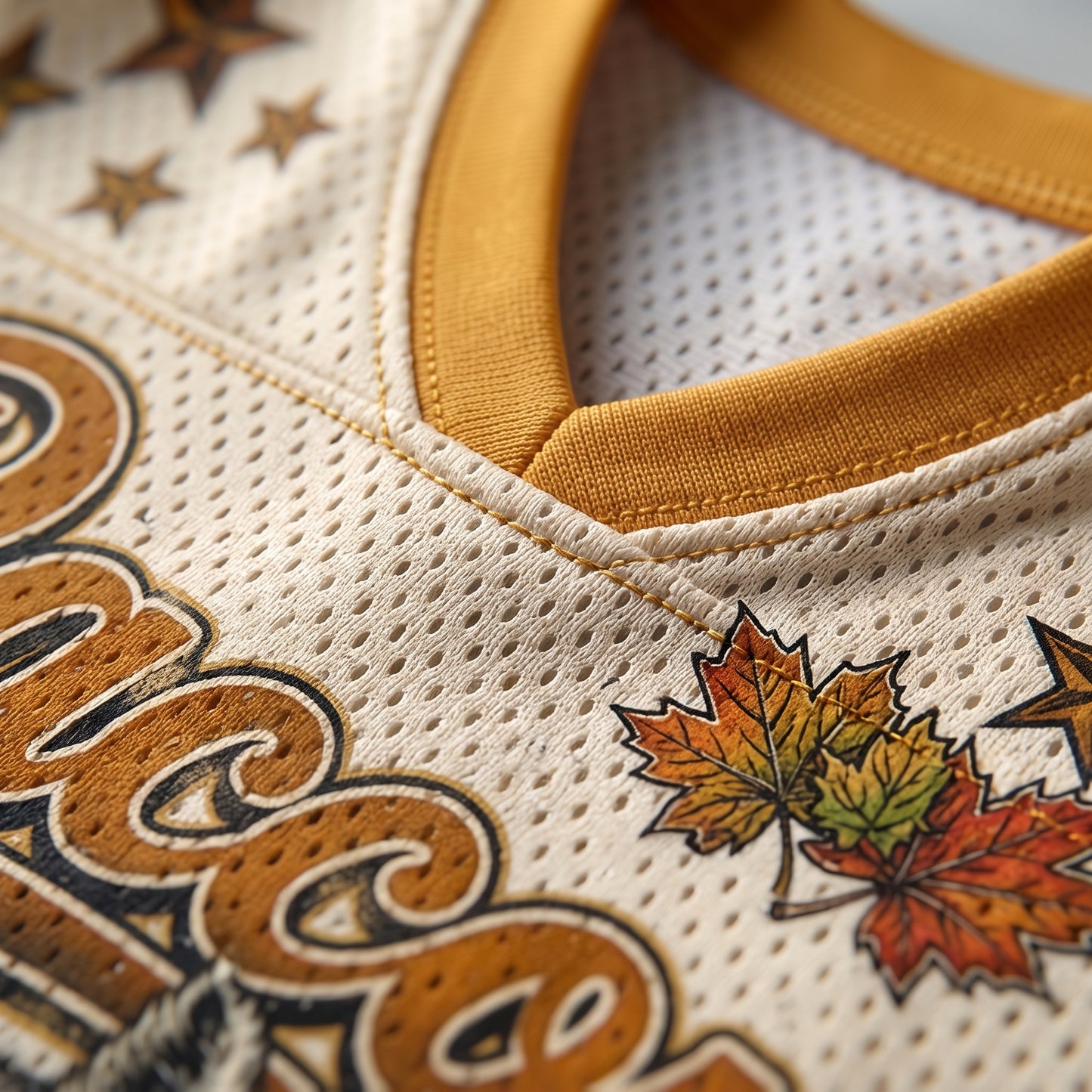 ChaoticClub Hello Fall Raccoon Blowing Bubble Mesh Jersey