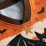 Chaotic Club Halloween Bats Stripes Spooky Season Mesh Jersey