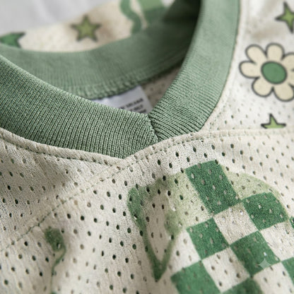 Chaotic Club Retro Floral Mascot Vintage Wildflower Mesh Jersey