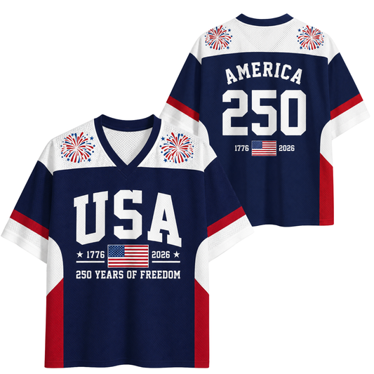 ChaoticClub 250 Years of Freedom USA 1776 -2026 Mesh Jersey