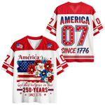 Chaotic Club America 250 Years God Shed His Grace On Thee Mesh Jersey