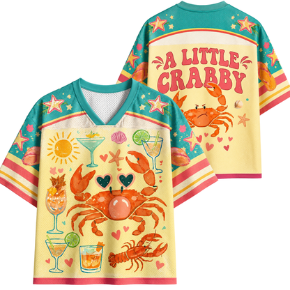 Chaotic Club Crab Blowing Bubble Summer Mesh Jersey