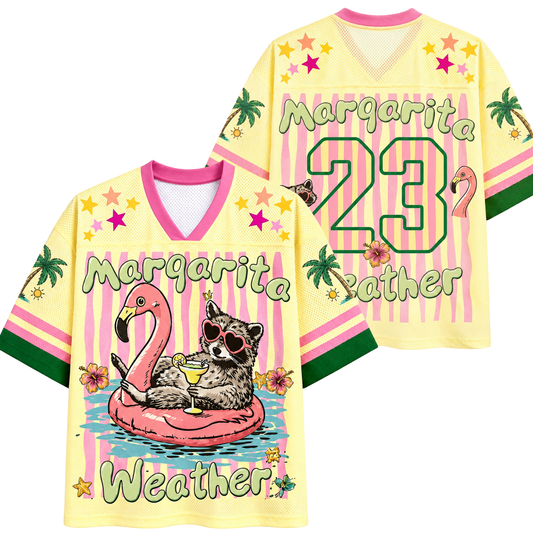 ChaoticClub Striped Raccoon Margarita Mesh Jersey