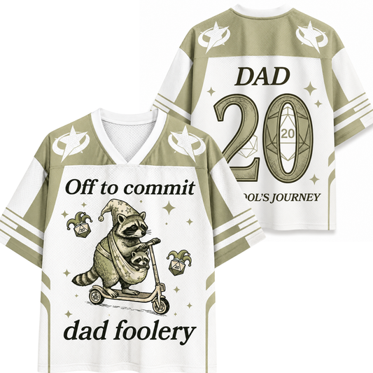 ChaoticClub Off To Commit Dad Foolery Mesh Jersey
