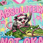 ChaoticClub Absolutely Not Okay Possom Mesh Jersey