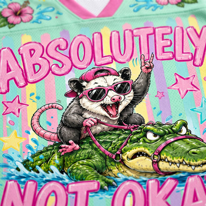 ChaoticClub Absolutely Not Okay Possom Mesh Jersey