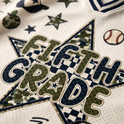 ChaoticClub Star Camo Back to School Boys Mesh Jersey