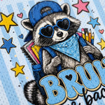 ChaoticClub Bruh We Back To School Raccoon Mesh Jersey