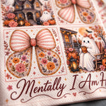 ChaoticClub Preppy Mentally I am Here Halloween Lover Mesh Jersey