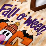 ChaoticClub Fall-o-ween Ghost Blowing Bubble Mesh Jersey