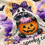 ChaoticClub Spooky Candy Bucket Ghost Raccoon Halloween Mesh Jersey