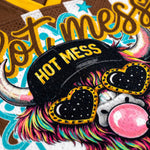 ChaoticClub Hot Mess Highland Cow Bumble Mesh Jersey