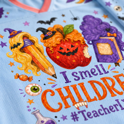 ChaoticClub I Smell Children Teacher Teacher Witch Life Mesh Jersey