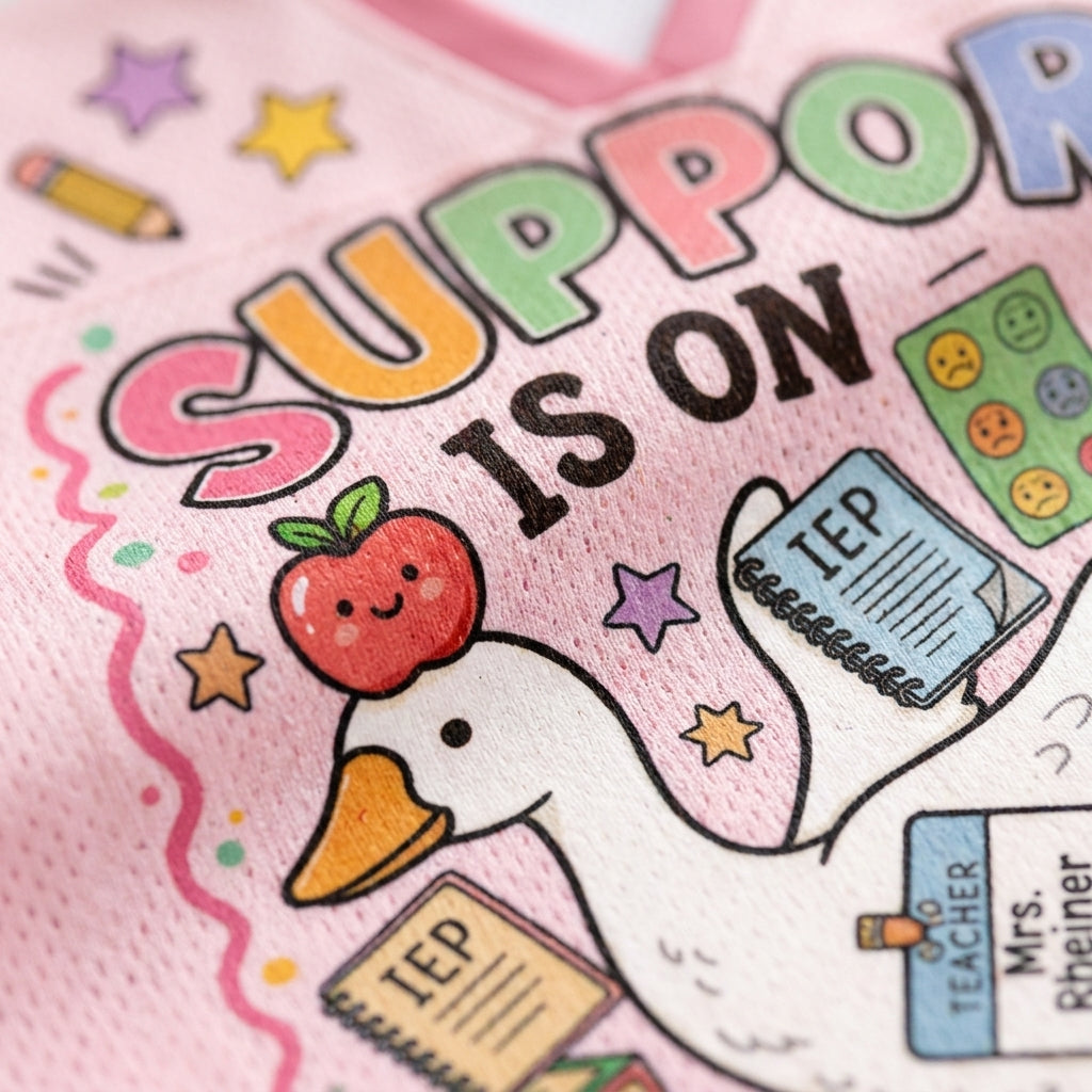 ChaoticClub Silly Goose Special Education Teacher Mesh Jersey