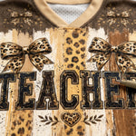 ChaoticClub Coquette Leopard Teacher Mesh Jersey