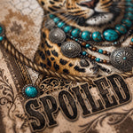 Chaotic Club Leopard Western Cowboy Mesh Jersey