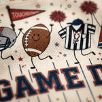 Chaotic Club Football Characters Game Day Tailgate Mesh Jersey