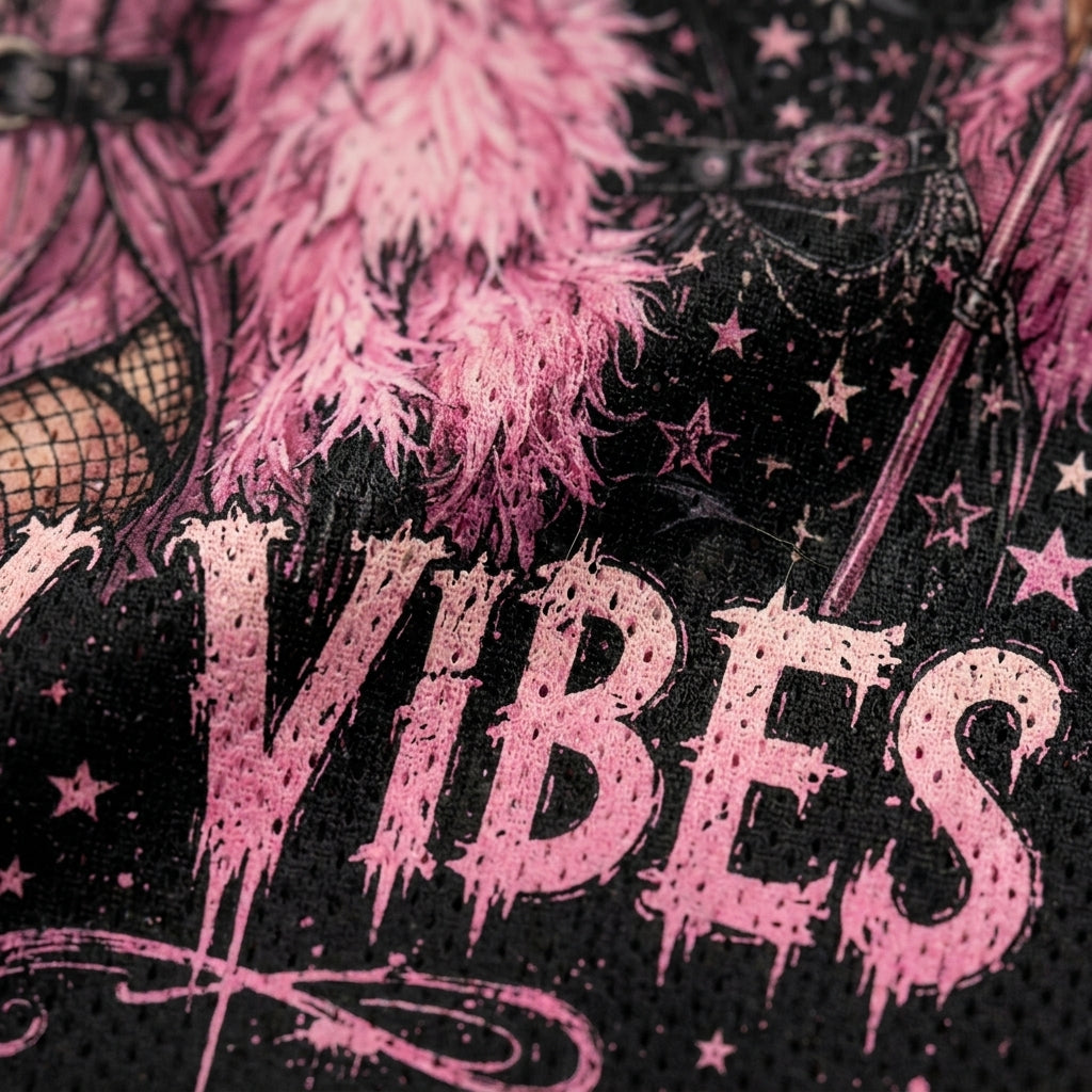 Chaotic Club I'm Just Here for the Hocus Pocus Spooky Season Mesh Jersey